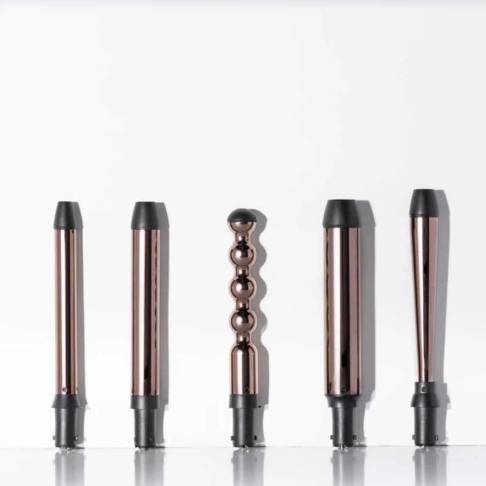 L'ange Le Cinq set of 5 interchangeable wands for curling your hair